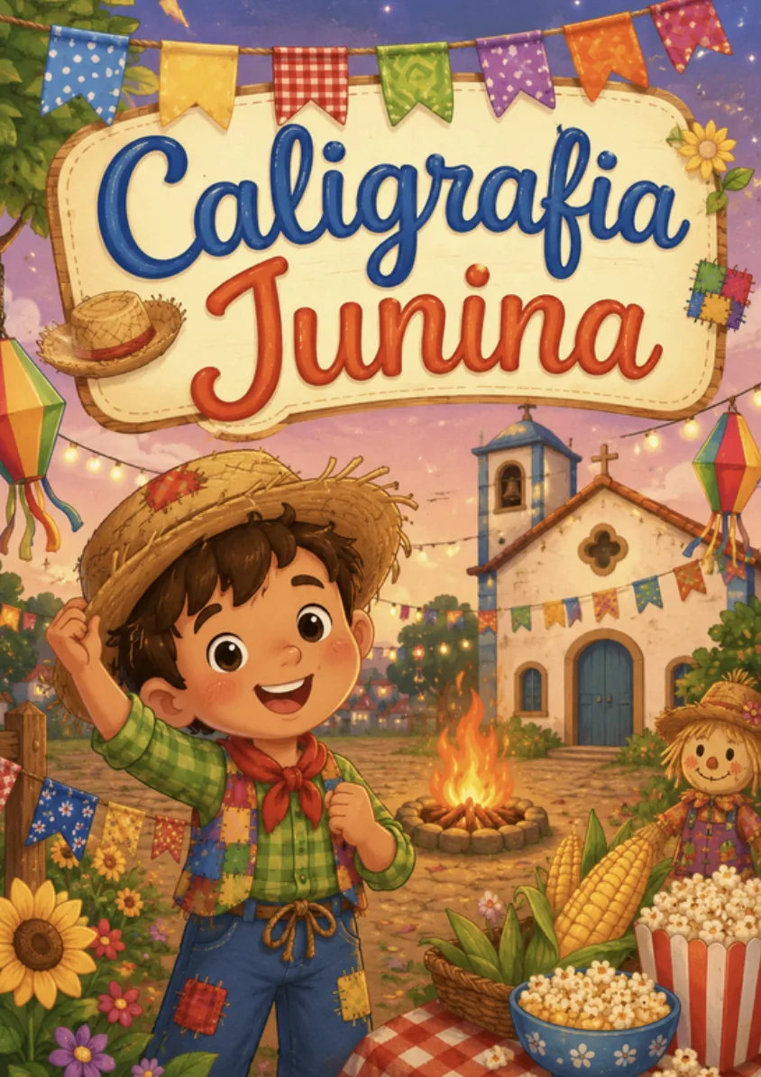 Bônus: Caligrafia Junina